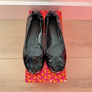 Tory Burch Black Patent Women's Flats
